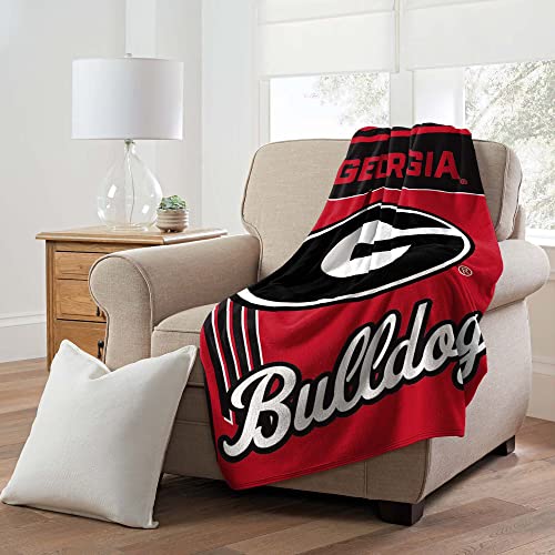 Northwest NCAA Georgia Bulldogs 46 x 60 Microfiber Throw Blanket
