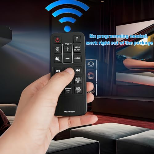 Télécommande de rechange LG AKB74815371 compatible LAS465B SPH4BW - 3