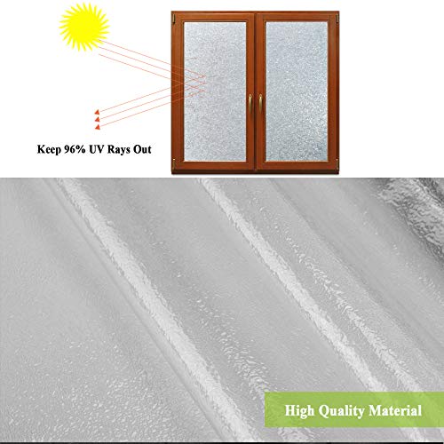 Mikomer 0013A Privacy Window Film,Decorative Glass Door Film,Static Cling Window Tint,No Glue Removable Anti Uv thumb #8