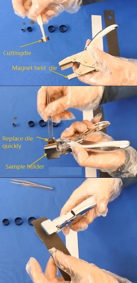 Manual Disc Cutter Punching Tool For Coin Cell Battery Electrode And Separator3