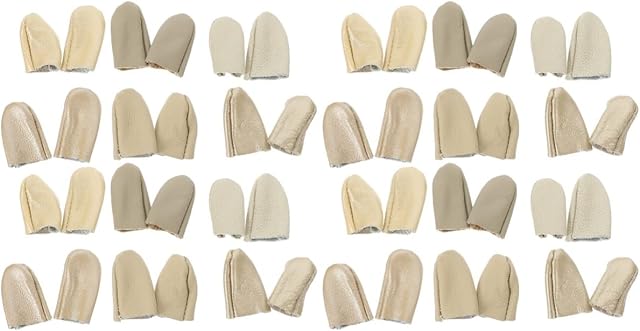 24pcs Color Pin Felting Thimble Finger Your Leather Random Handmade Fingers Hand Sewing Thumb Thimbles Tools Cover Quilting Protecting Essentially Guard