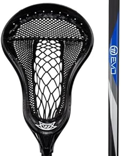 Warrior Evo Warp Next Complete Lacrosse Stick, Black, Defense