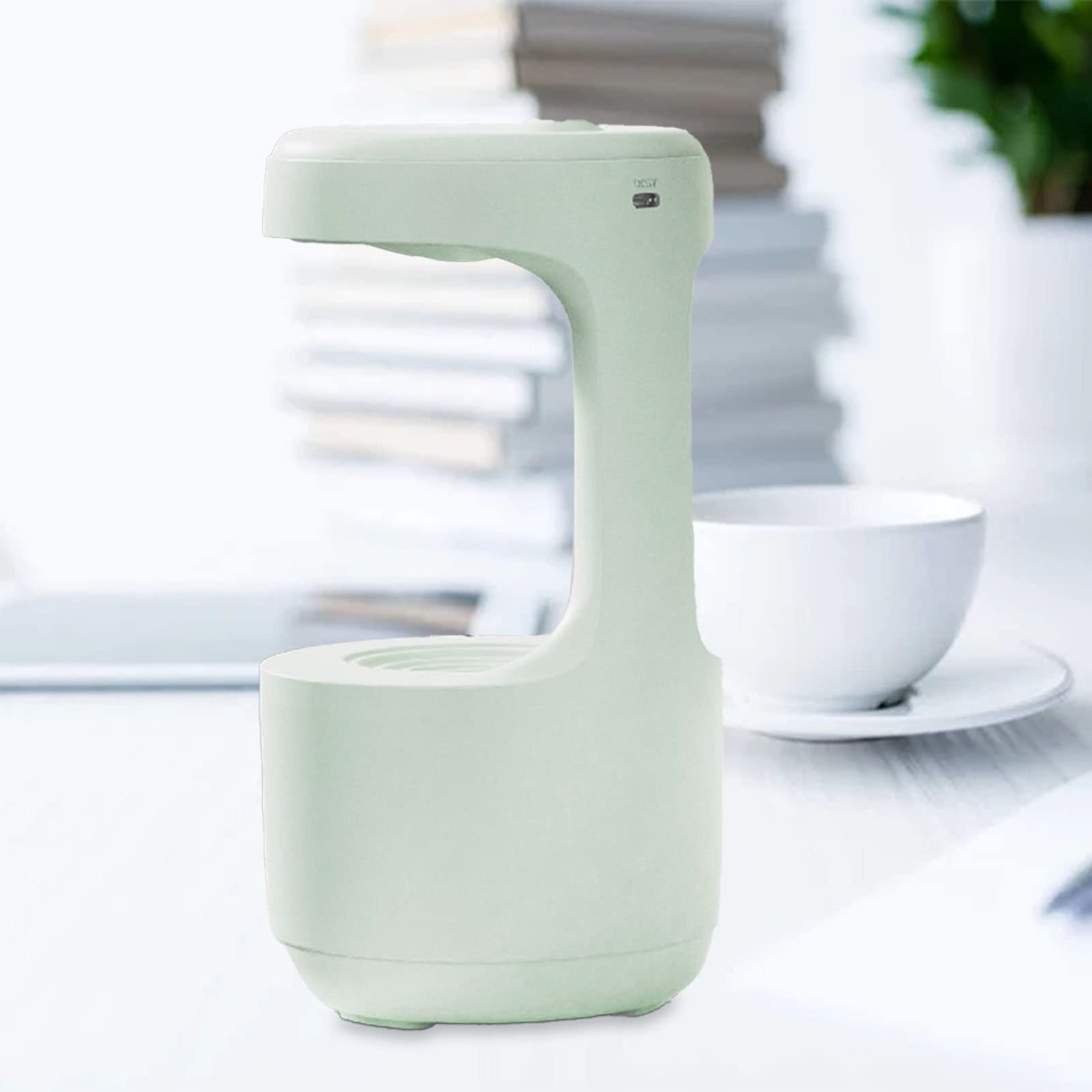 Humidificador De Vapor Frío Ultrasónico Inteligente Multifuncional - Humidificador De Gota De Agua Silencioso, De Gran Capacidad Y De Flujo Inverso Para La Oficina Y El Dormitorio(Verde)