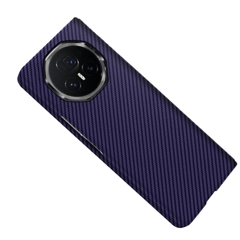 ZORSOME Shockproof Case for Honor Magic V3 W Carbon Fiber, Ultra Slim Protective Cover Skin for Magic V3[Snap-on Case],Purple