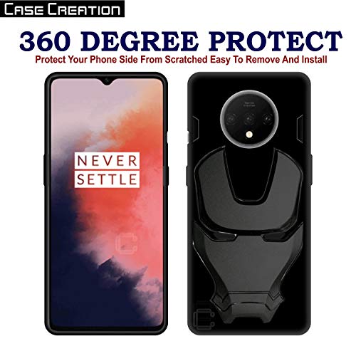 Image of COVERLY Official 3D Touch Feel Trending Real Hero Avenger Logo Mask Soft Rugged Grip Iron Man Super Power Cartoon Movie Engraved Silicone Matte Strong Back Cover for Xiaomi Poco F2 Pro - Black