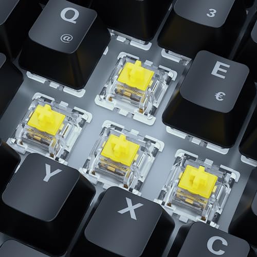 Skiller SGK50 S3 Tastiera da gioco RGB, Gateron Yellow, 75% Layout - Tastiera gaming - Immagine 2