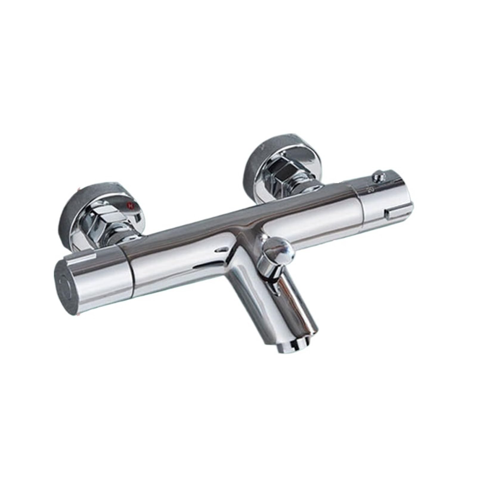Thermostatic Shower Faucets Bathroom Thermostat Mixer Tap Hot and Cold Bathroom Mixer Mixing Valve Bathtub Faucet Accessories(Black A1)