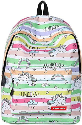 Gdtime Mochila Unicornio Mochilas Escolares Casual Ligera para Adolescentes Chico Chica