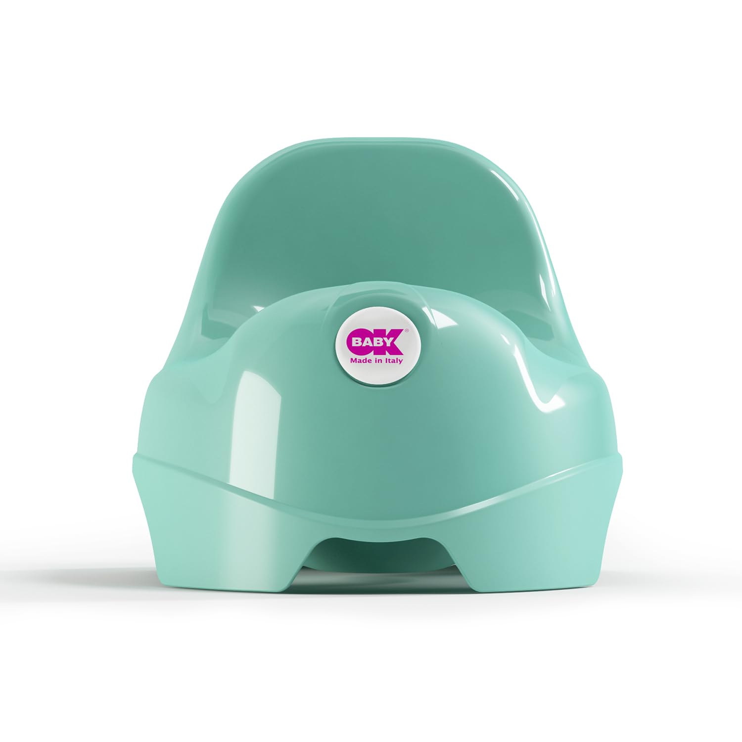 OKBABY Relax - Vasino per Bambini con Seduta Ergonomica e Schienale Rialzato - Azzurro - 4