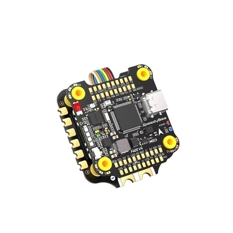 ZDANYA For SpeedyBee F405 V4 3-6S 30X30 FC&ESC Stack ICM42688P F405 Flight Controller BLHELIS 55A 4in1 ESC for FPV Freestyle Drone Model(F405 V4 55A Stack)