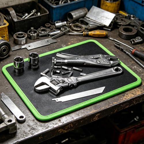 Support antidérapant et tapis magnétique pour outils de précision