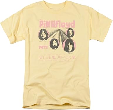 yellow pink floyd t shirt