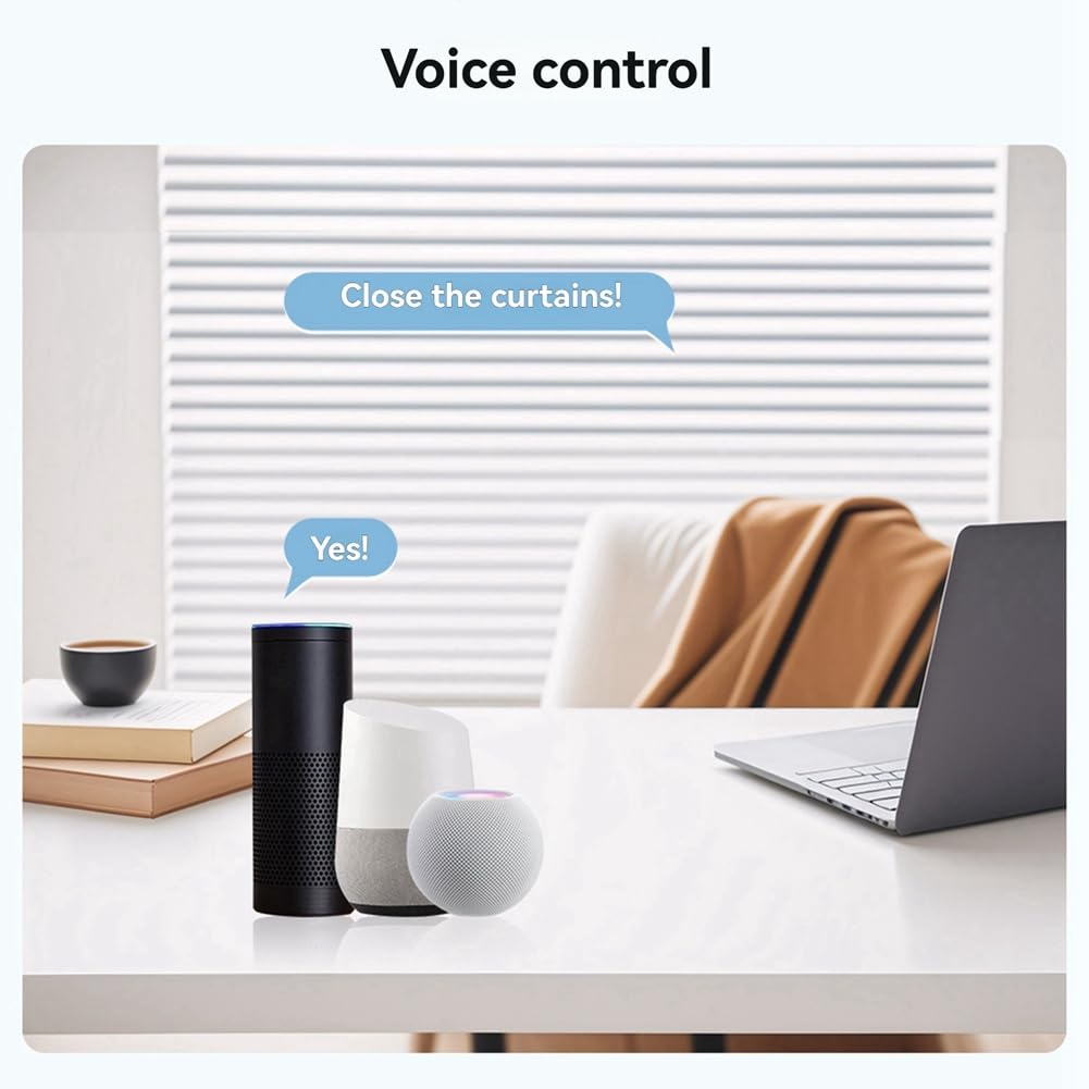 Smart Blinds Tuya Zigbee - a rullo motorizzata a controllo vocale per tende a pacchetto a d'ape