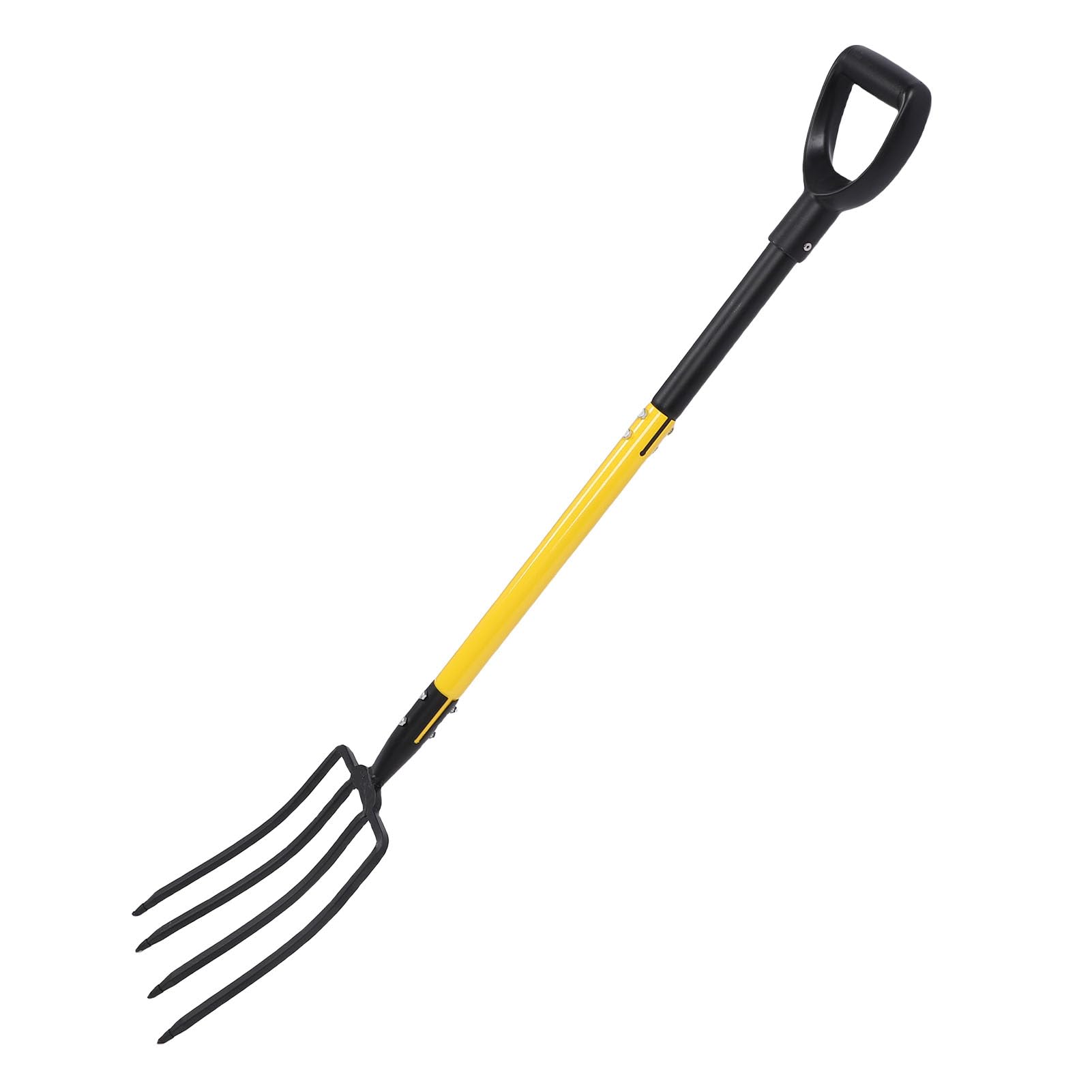 Fabater Forca, Forca a 4 Denti, Attrezzo da Giardino Resistente con Impugnatura Ergonomica a D per Giardinaggio, Scavi, Lavori in Giardino, Gestione del Territorio