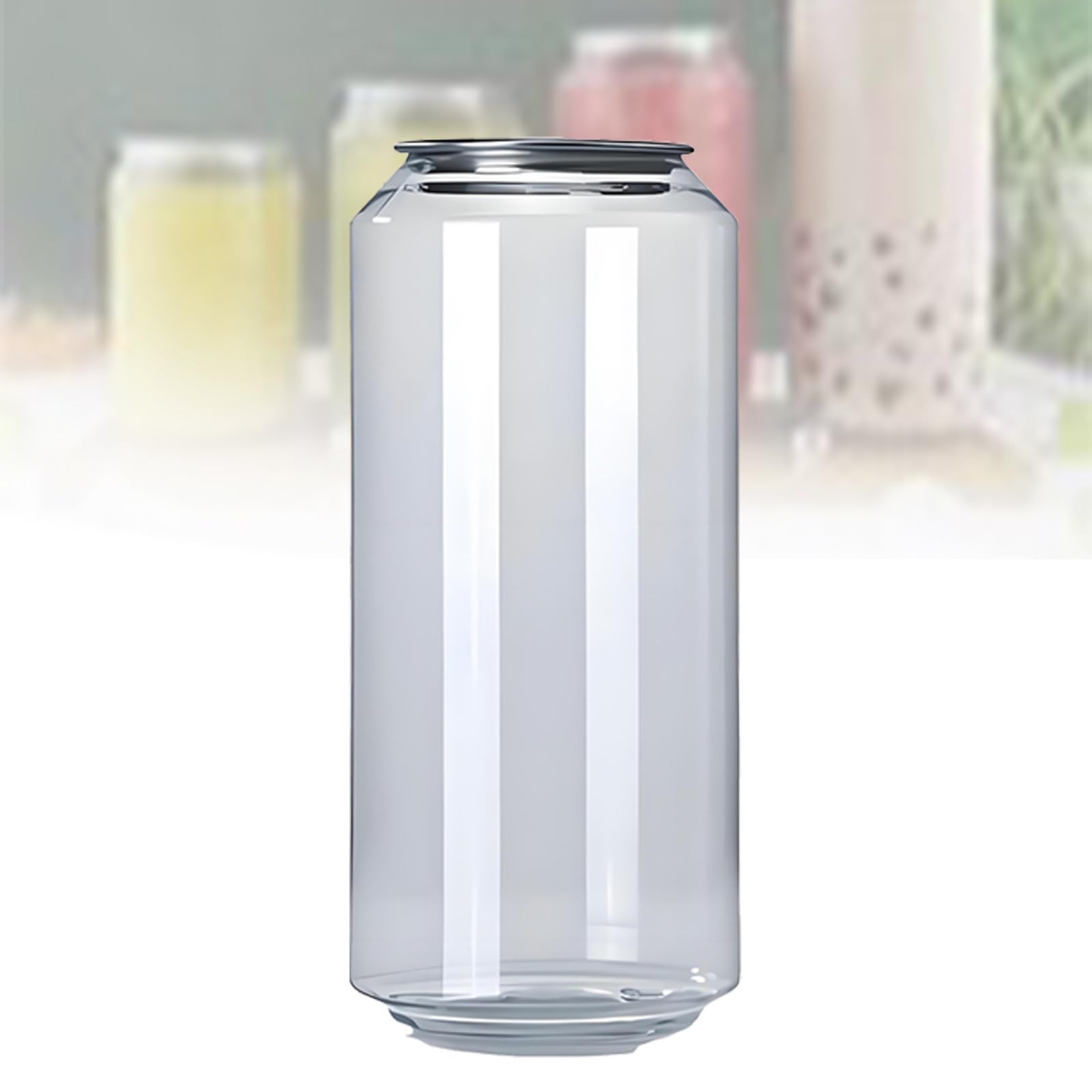 YNIYUJKL Disposable Plastic Can Sealer Cups With Aluminum Lids, Leakproof Beverage Bottles For Boba And Smoothies, Compatible With Sealing Machine, 900Ml,700ml