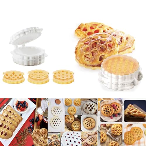 Chaies Cake Maker, Cake Maker | Cake Dough Machine - 3 Shapes Multi-Purpose Pocket Pie Maker Machine, Baking Accessories Dough Press for Fondant, Cheese, Biscuits - Image 7