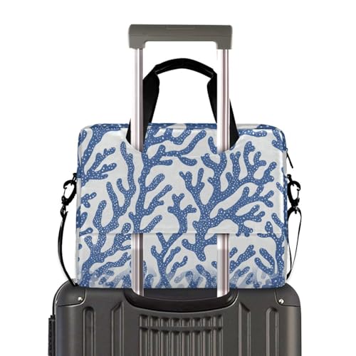 Bolso maletín para laptop azul coral 13-15.6 pulgadas miniatura 4