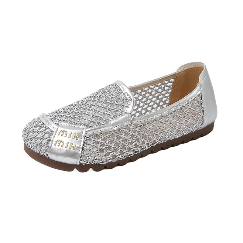 2025 summer new Doudou shoes soft sole hollow breathable flat bottom tide with comfortable women's shoes wholesale skin-friendly, breathable and comfortable