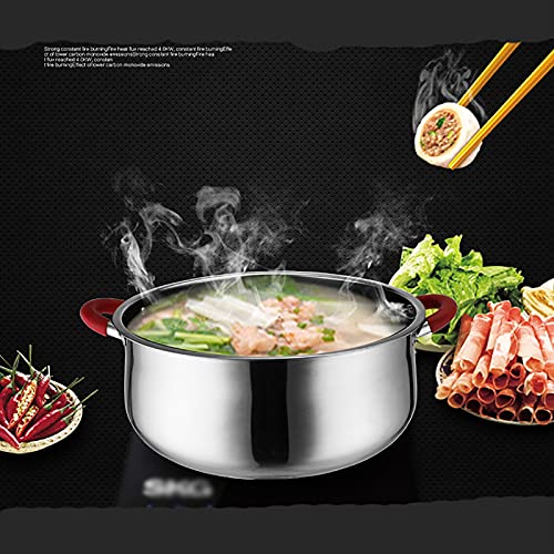 ANSNOW Steamer Pot Soup Pot Hot Pot Anti-Scalding Double Bottom Thickened Stainless Steel Super Large Steamer Steamer Cooker Cookware Pot Steamer Set/38Cm - Image 7