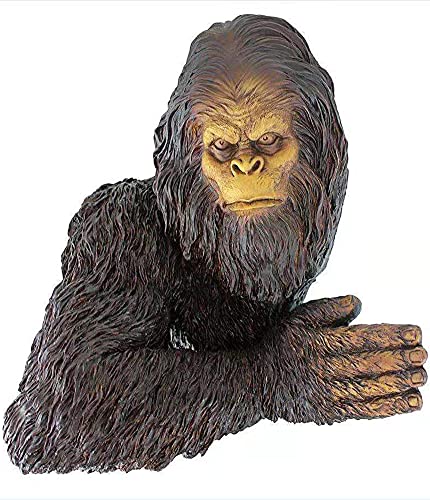 Dinq Shy Bigfoot Yeti Tree Statue, Realistic Resin Gorilla 3D Hugging Tree Outdoor Garden Garden Decorations (Big) #TOP28