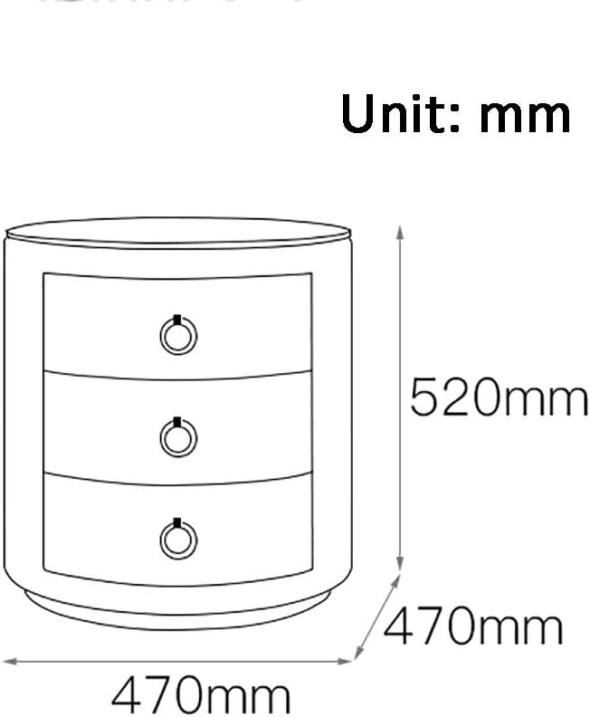 MRDAER ベッドサイドテーブル ナイトスタンド エンドテーブル サイドテーブル ベッドサイドキャビネット 北欧 寝室 レザーキャ