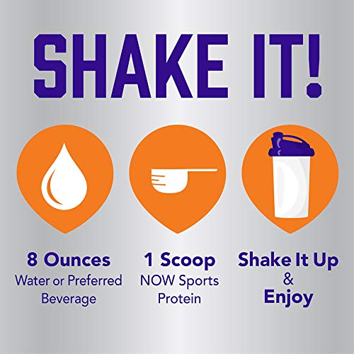 Now Foods 2172 Sports Nutrition, Whey Protein Isolate, 25 G With Bcaas, Unflavored Powder thumb #3