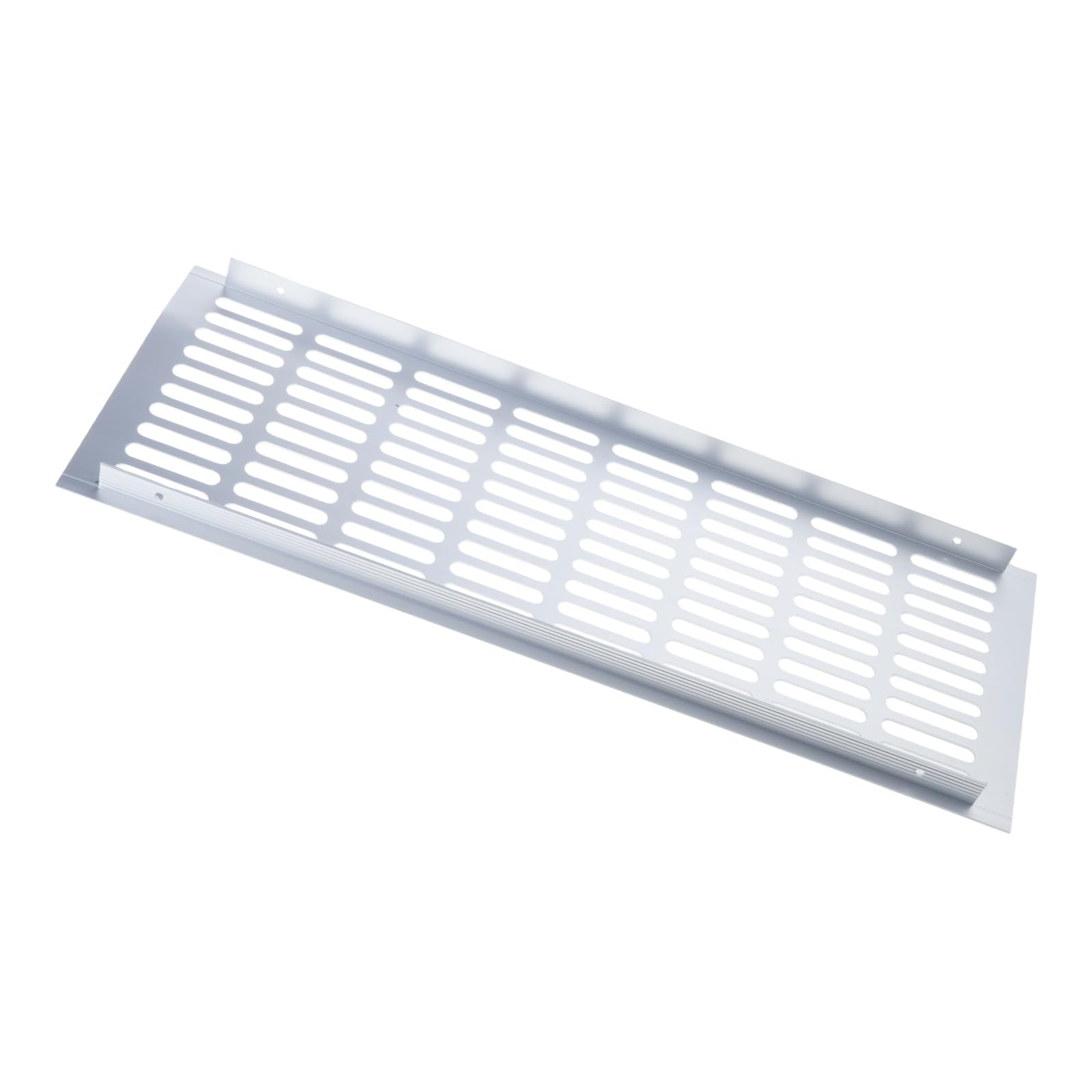 DAWTHTW Vent Perforated Sheet Aluminum Alloys Air Vent Cover Ventilations Grilles Rectangles Metal Louvered Grills Cover Aluminum Alloys Air Ventilations Grilles