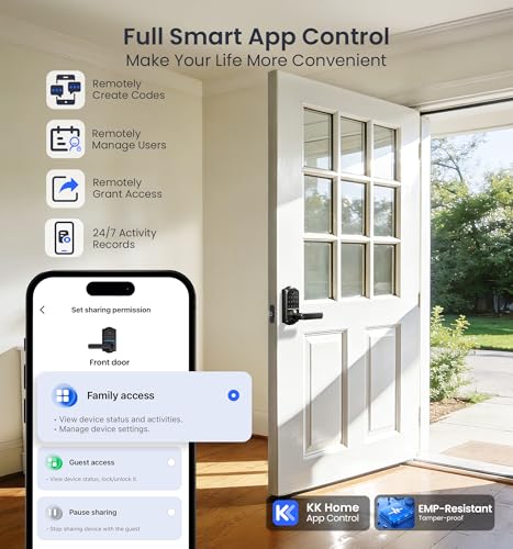 Smart biometric door lock