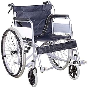 Hyy Yy Rolstoel stalen rolstoel, Opvouwbare Portable Manual rolstoel, scooter, 360% Rotatie, geschikt for het publiek…