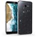 Produktbild kwmobile Hülle kompatibel mit Samsung Galaxy J4+ / J4 Plus DUOS - Handyhülle - Handy Case Glitzer Uni Transparent