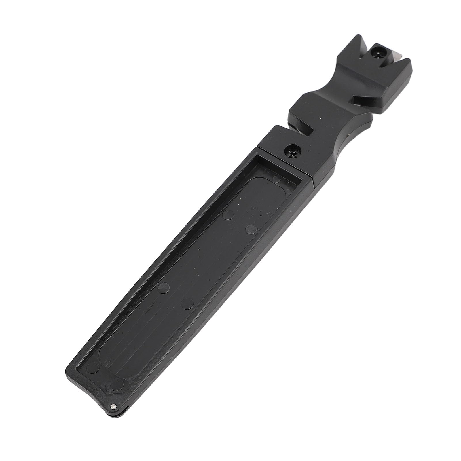 4 Stage Kitchen Sharpener Professional Multifunctional Scissor Clipper Cutter Sharpening Tool for Home Kitchen Workshop Plastic Iron 17x2.7cm