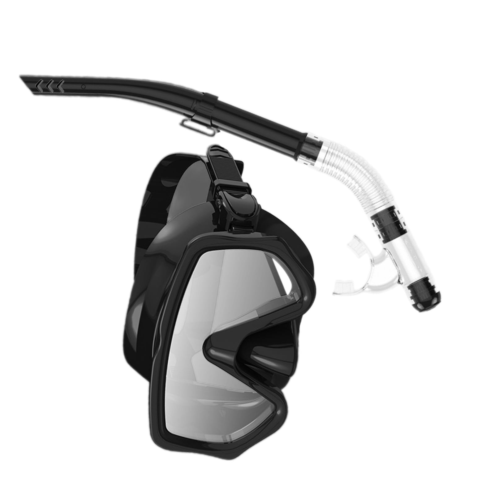 CAZSTYK Dry Snorkels Set with Diving and Soft Silicones Seal Dry Snorkels Diving Goggles for Swimming Pool Use Professional Snorkeling Equipment Set