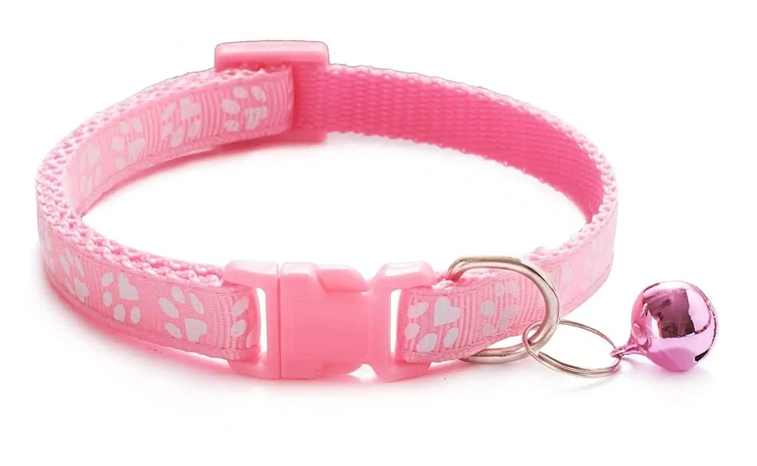 Dog Trust Printed Collars with Bell for Dog, Puppy and Cat Collar Paw Print, Small, Pink (B0BFRKZFMJ) Amazon Price History, Amazon Price Tracker