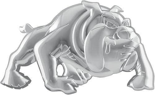 Grand General 94261 plástico chapado en cromo "Bull Dog Mud Flap Cut-Out Accent