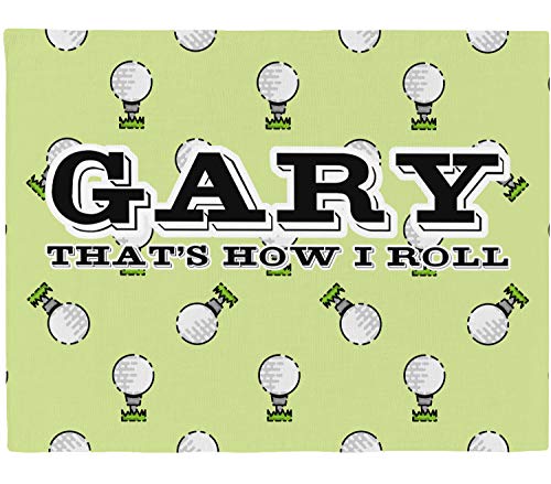 Personalized Golf Woven Fabric Placemat - Twill w/Name or Text