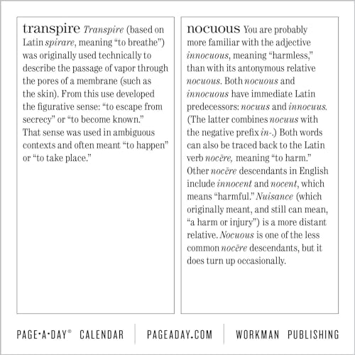 365 New Words-A-Year Page-A-Day(r) Calendar 2025: From the Editors of Merriam-Webster - Image 6