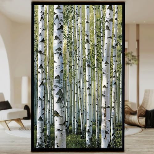 Vinilo adhesivo para ventana Watercolor Birch Tree 15.7x23.6 in miniatura 2