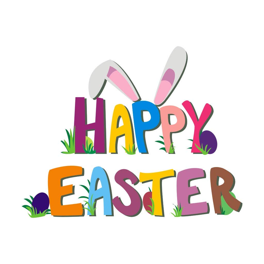 Easter Decorations,Happy Easter Rabbit Vinyl Decal Art Wall Sticker DIY Home Room Decor Prime Deals Today Clearance Cheap Stuff Under 4 Dollar Amazon Coupons Promo Codes