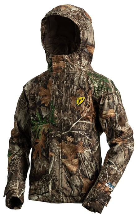 Image of SCENTBLOCKER Blocker Outdoors Youth Drencher Lightweight Waterproof Breathable Camo Hunting Jacket