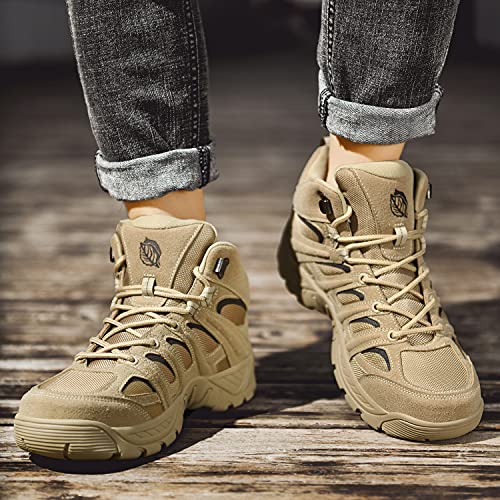 Mannen Outdoor Lichtgewicht Wandelen Trekking Schoenen Ademend Slijtvaste Tactische Schoenen Wandelschoenen Training Militaire Laarzen - Image 7