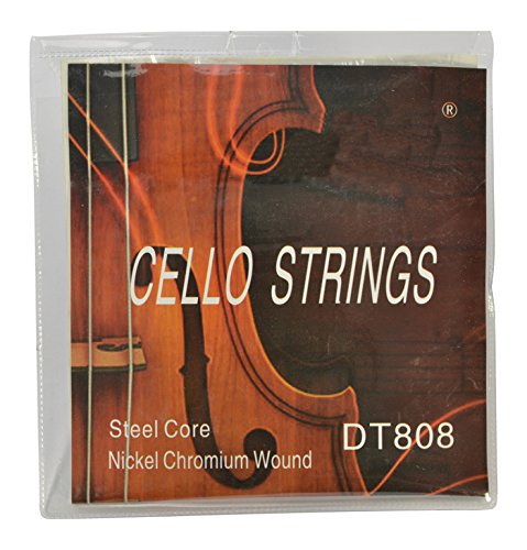 Set di corde per violoncello 4/4 e 3/4 con anima in acciaio