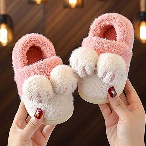 Bedroom Slippers For Kids Cotton Slippers Girls Boys Slippers Memory Foam Comfy House Toddler Christmas Slippers4