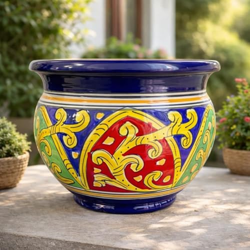 🏡 Ceramica bianca di qualità – Materiale resistente e smaltato, ideale per arredare con gusto