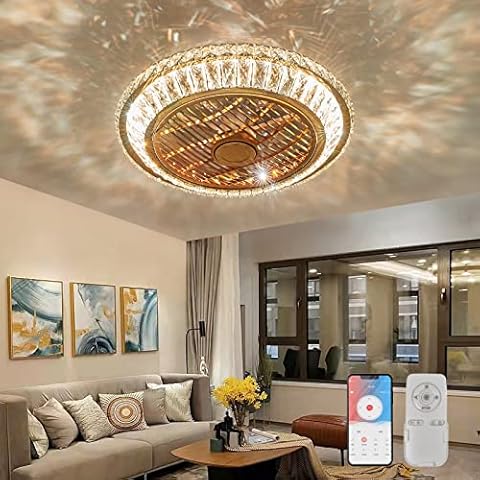 RRBEST LED Deckenventilator Mit Beleuchtung Cover