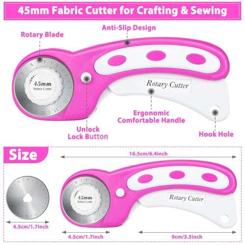 Audab Rotary Cutter and Mat Set