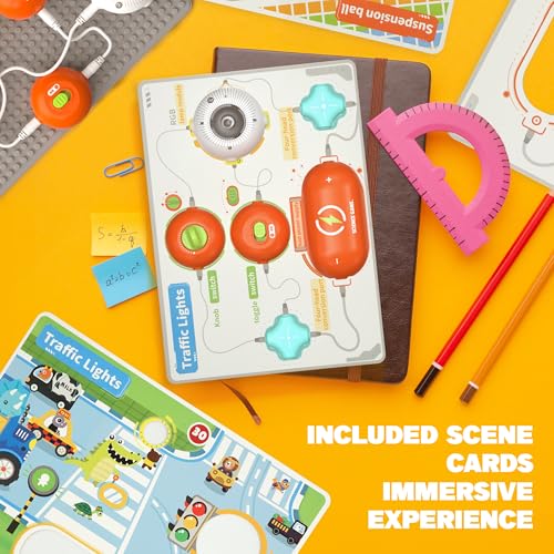 Image of SMILESSKIDDO Science Kits Electronics STEM Kit 140+ Projects 10+ Parts | Over 140 Experiments, 10+ Circuit Parts, Hands-On STEM Learning, Educational Toy, Gift for Kids Ages 3-12