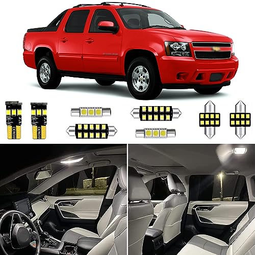 Kit 20 luces LED interiores blancas para Chevy Avalanche 2002-2006 miniatura 1