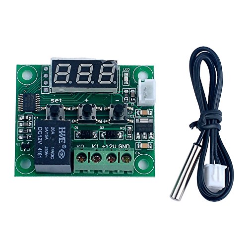 ARCELI -50-110 ° C W1209 DC 12V Digital Mini Termostato Controlador de Temperatura Controlador Interruptor Sensor Módulo
