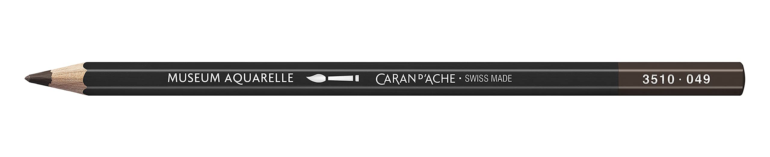Caran D'Ache MUSEUM AQUARELLE, WATERCOLOURS IN PENCIL FORM. HIGHLY CONCENTRATED PIGMENTS AND COMPLETE SOLUBILITY (RAW UMBER)