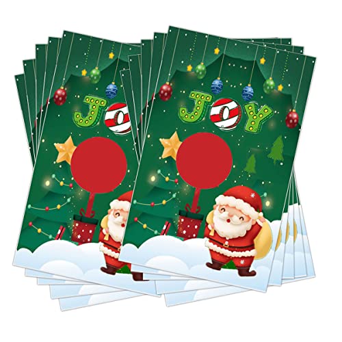 Remarkabel Blank Christmas Party Scratch Off Cards Vouchers Christmas Winter Party Games Vouchers Festive Raffle Tickets Merry Xmas Party Supplies for Holiday Events(50 Pack)